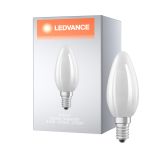 Ledvance Classic Superior LED Pære E14 Kerte filament matt 4.2W 470lm - 927 ekstra varm hvid | bedste farvegengivelse - dæmpbar - erstatter 40W