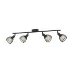 Eglo Loftlampe Sonni Stål Sort | IP20 - Egnet til 4x E14 