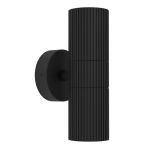 Eglo Vægbelysning Tomelloso Udendørs Aluminium Sort Up & Down  | Egnet til 2x GU10