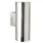 Nordlux Tin Vægbelysning Aluminium og Glas Up & Down | 76mm - IP54 - Egnet til 2x GU10