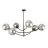 Emibig Loftlampe Hunter Stål Sort | Egnet til 6x E14 - Max 10W