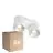 Fordelspakke 6x Nordlux Pitcher Spot Metal Hvid | Egnet til 2x GU10
