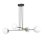 Emibig Pendel Lampe Ognis Stål Sort | Egnet til 4x E27 - Max 10W