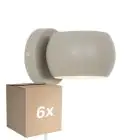 Fordelspakke 6x Nordlux Belir Vægbelysning Metal Brun Up & Down | Egnet til 2x G9